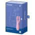 Satisfyer Threesome 3 - klitoriskiihotin vibraattori - ladattava - pinkki