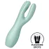Satisfyer Threesome 3 - ladattava klitoriskiihotin (minttu)