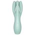 Satisfyer Threesome 3 - ladattava klitorisvibraattori (minttu)