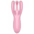Satisfyer Threesome 4 - Sovelluksella ohjattava klitoriskiihotin (pinkki)