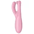 Satisfyer Threesome 4 - Sovelluksella ohjattava klitoriskiihotin (pinkki)