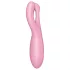 Satisfyer Threesome 4 - Sovelluksella ohjattava klitoriskiihotin (pinkki)