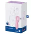 Satisfyer Threesome 4 - Sovelluksella ohjattava klitoriskiihotin (pinkki)
