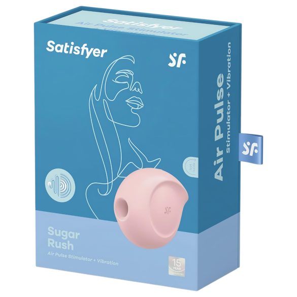 Satisfyer Sugar Rush - klitoriskiihotin ilmanpaineaalloilla - pinkki