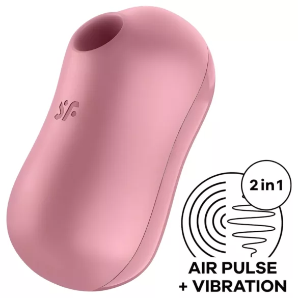 Satisfyer Cotton Candy - klitoriskiihotin paineaalto - koralli