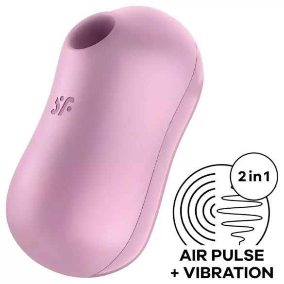 Satisfyer Cotton Candy - klitoriskiihotin - ladattava - lila