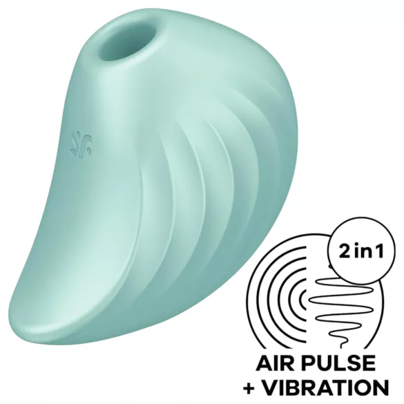 Satisfyer Pearl Diver - klitoriskiihotin ilmanpaineaalloilla - mintunvihreä