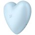 Satisfyer Cutie Heart - ladattava ilmavirta klitorisvibraattori (sininen)