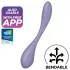 Satisfyer G-Spot Flex 5 - Sovelluksella ohjattava G-pistevibraattori (liila)