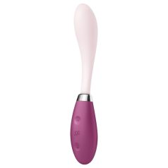   Satisfyer G-Spot Flex 3 - ladattava G-pistevibraattori - pinkki-punainen