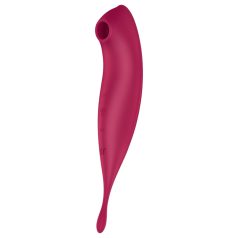   Satisfyer Twirling Pro - klitoriskiihotin ja vibraattori 2in1 - punainen