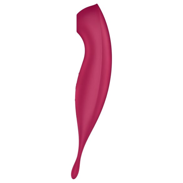 Satisfyer Twirling Pro - klitoriskiihotin ja vibraattori 2in1 - punainen