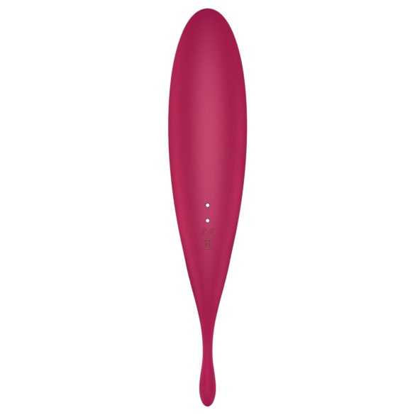 Satisfyer Twirling Pro - klitoriskiihotin ja vibraattori 2in1 - punainen