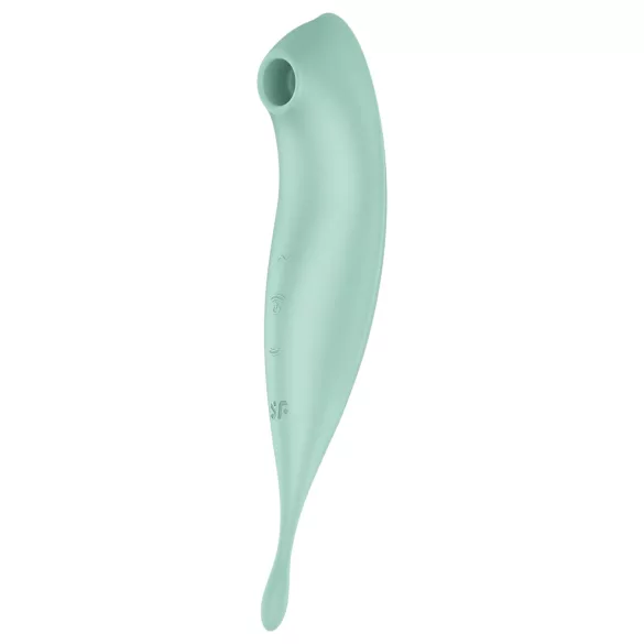 Satisfyer Twirling Pro - klitoriskiihotin ja vibraattori - mintunvihreä