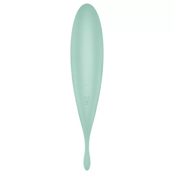 Satisfyer Twirling Pro - klitoriskiihotin ja vibraattori - mintunvihreä