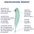 Satisfyer Twirling Pro - klitoriskiihotin ja vibraattori - mintunvihreä