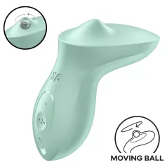   Satisfyer Exciterrr - klitoriskiihotin pyörivät helmet - vihreä