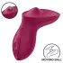 Satisfyer Exciterrr - pyörivillä helmillä varustettu klitoriskiihotin (punainen)