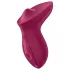 Satisfyer Exciterrr - pyörivillä helmillä varustettu klitoriskiihotin (punainen)