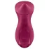 Satisfyer Exciterrr - pyörivillä helmillä varustettu klitoriskiihotin (punainen)