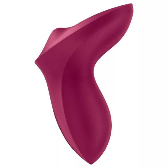 Satisfyer Exciterrr - pyörivillä helmillä varustettu klitoriskiihotin (punainen)