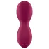Satisfyer Exciterrr - pyörivillä helmillä varustettu klitoriskiihotin (punainen)