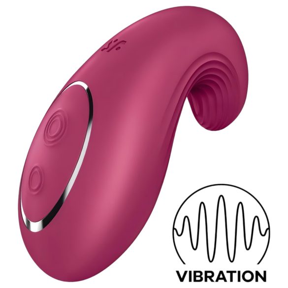 Satisfyer Dipping Delight - ladattava klitoriskiihotin (punainen)