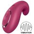 Satisfyer Dipping Delight - ladattava klitoriskiihotin (punainen)