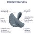 Satisfyer Booty Absolute Beginners 2 - anaalivibraattori (harmaa)