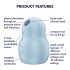 Satisfyer Pro To Go 1 - Ilmavirta Klitorisstimulaattori (Sininen)