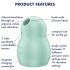 Satisfyer Pro To Go 1 - Ladattava, ilmapulsaattori klitorisstimulaattori (minttu)