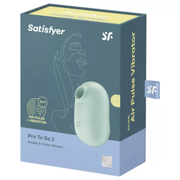 Satisfyer Pro To Go 2 - klitoriskiihotin - paineaallot - ladattava