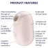 Satisfyer Pro To Go 2 - klitoriskiihotin ilmanpaineaalloilla - beige