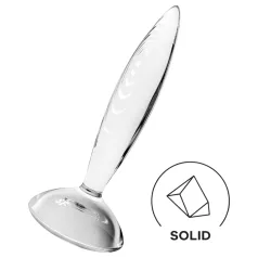 Satisfyer Sparkling Crystal - lasidildo - uurrettu - kirkas