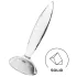 Satisfyer Sparkling Crystal - lasidildo - uurrettu - kirkas