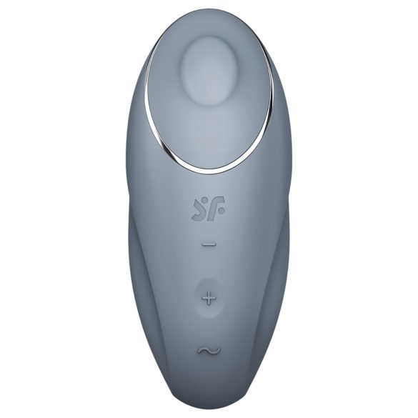 Satisfyer - 2-in-1 klitoriskiihotin ja vibraattori - harmaa