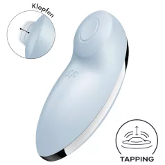   Satisfyer Tap & Climax 2 - 2in1 klitoriskiihotin ja vibraattori - sininen
