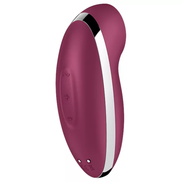 Satisfyer Tap & Climax 2 - klitoriskiihotin ja vibraattori 2in1 - punainen
