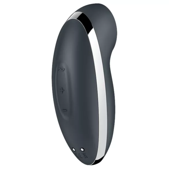 Satisfyer Tap & Climax 2 - 2-in-1 klitorisvibraattori - harmaa