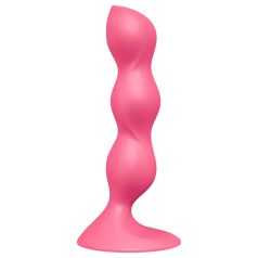   Satisfyer Triple Ball-R - anaalivibraattori gyöngyillä - pinkki