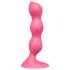 Satisfyer Triple Ball-R - anaalivibraattori gyöngyillä - pinkki