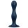 Satisfyer Double Ball-R - painotettu dildo (sininen)