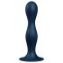 Satisfyer Double Ball-R - painotettu dildo (sininen)