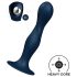 Satisfyer Double Ball-R - painotettu dildo (sininen)