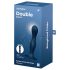 Satisfyer Double Ball-R - painotettu dildo (sininen)