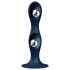 Satisfyer Double Ball-R - painotettu dildo (sininen)