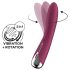 Satisfyer Spinning Vibe 1 - Pyörivä G-pistevibraattori (punainen)