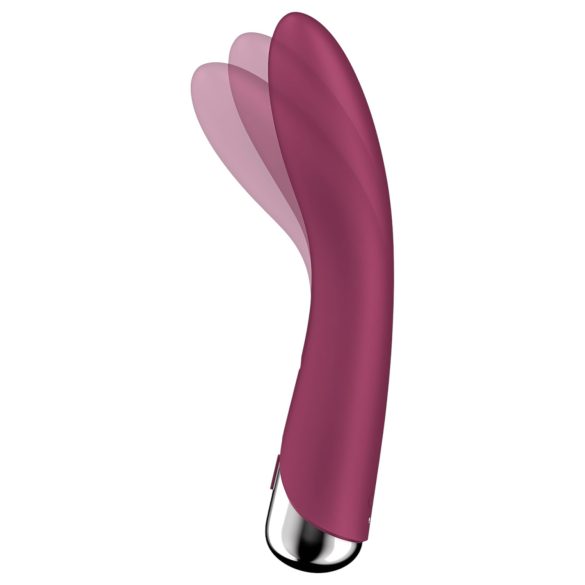 Satisfyer Spinning Vibe 1 - G-piste vibraattori pyörivä pää - punainen