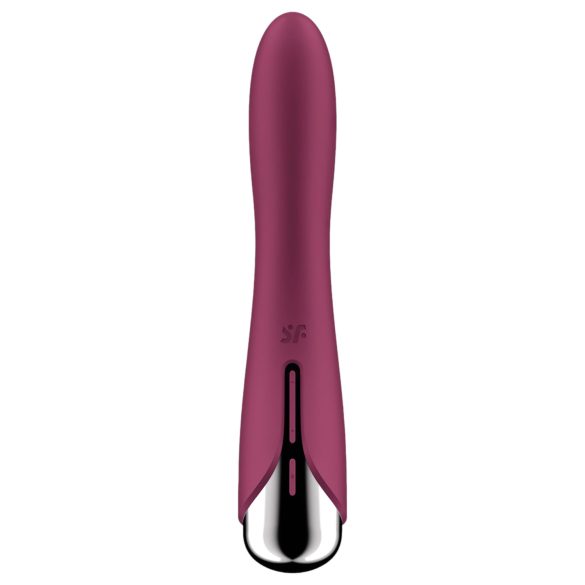 Satisfyer Spinning Vibe 1 - G-piste vibraattori pyörivä pää - punainen