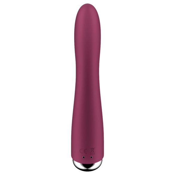 Satisfyer Spinning Vibe 1 - G-piste vibraattori pyörivä pää - punainen